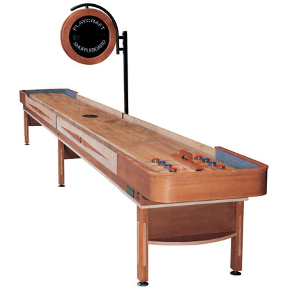 Playcraft Telluride Pro Style Shuffleboard Table with Electronic Scorer - Gaming Blaze