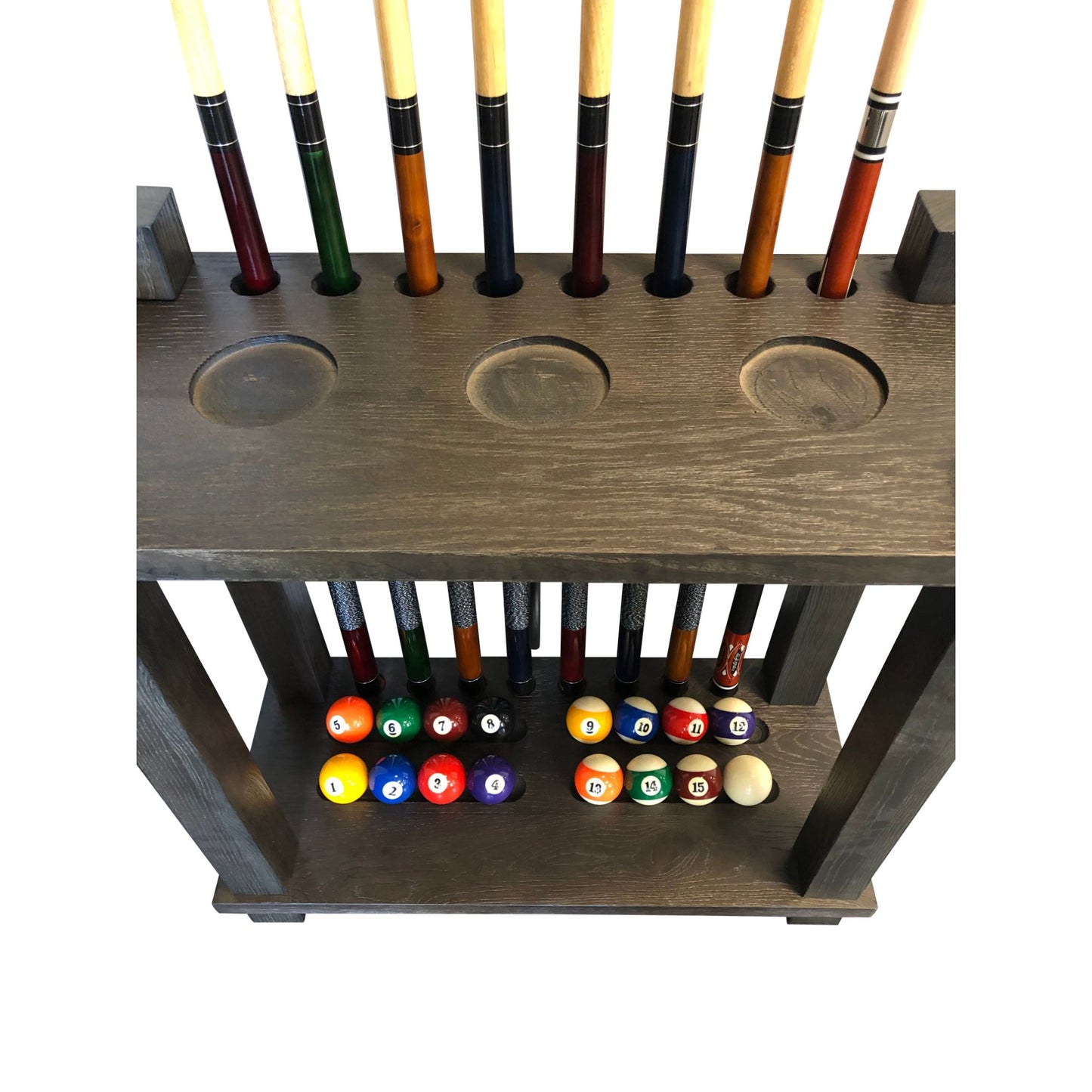 Playcraft Premium Hardwood Billiard Floor Rack - Gaming Blaze